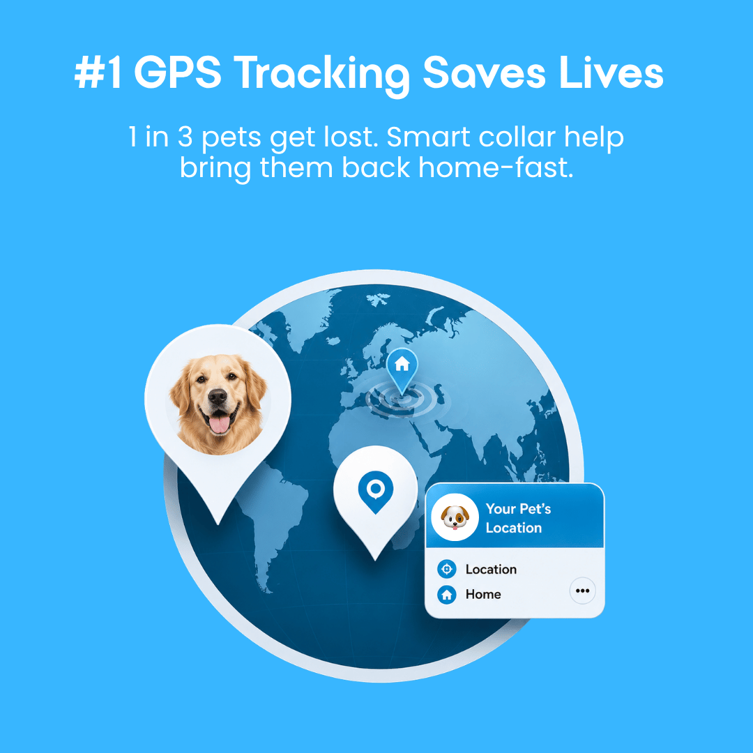GroomaPro™ Smart GPS Pet Tracker